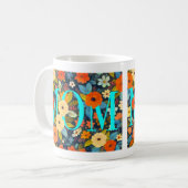 Mama und Blume Kaffeetasse (Vorderseite Links)
