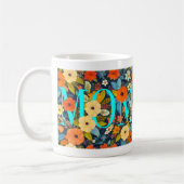 Mama und Blume Kaffeetasse (Links)