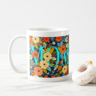 Mama und Blumen Kaffeetasse