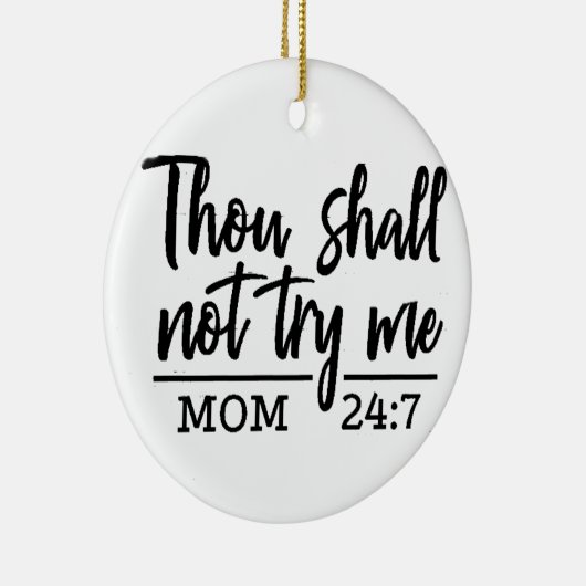 **MAMA UND COOLE MAMA** KERAMIK ORNAMENT (Rechts)