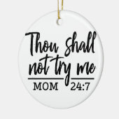 **MAMA UND COOLE MAMA** KERAMIK ORNAMENT (Links)