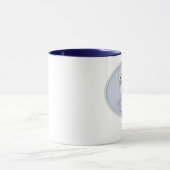 Mama und Cube des Polarbären Tasse (Zentrum)