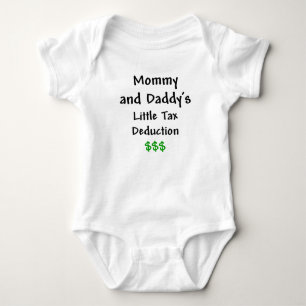 Mama und Daddys wenig Steuerabzug Baby Strampler