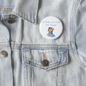 Mama-und des Vatis Affe - blaue T-Shirts und Button (Beispiel)