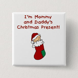 Mama-und des Vatis Weihnachtsgeschenk Button