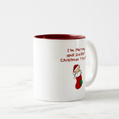 Mama-und des Vatis Weihnachtsgeschenk Zweifarbige Tasse (VorderseiteRechts)