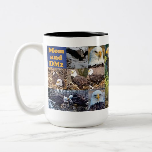 Mama und DM2 Zweifarbige Tasse (Links)