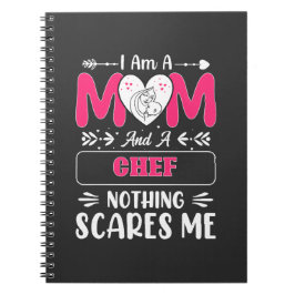 Mama und ein Koch, nichts macht mir Sorgen, lustig Notizblock