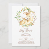 Mama und Einladung der kleinen Hirschdusche (Vorderseite)