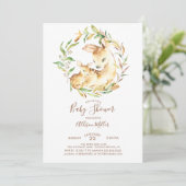 Mama und Einladung der kleinen Hirschdusche (Stehend Vorderseite)