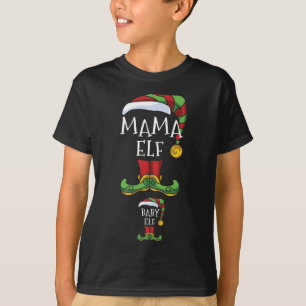 Mama und Elf-Kindergartenschwangerschaft - Familie T-Shirt