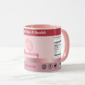 Mama- und Erdbeercoffee der Welt Tasse (VorderseiteRechts)