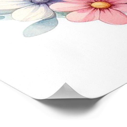 Mama und Gänse Poster (Ecke)