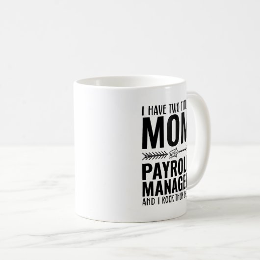 Mama- und Gehaltsleiter Funny Kaffeetasse (VorderseiteRechts)