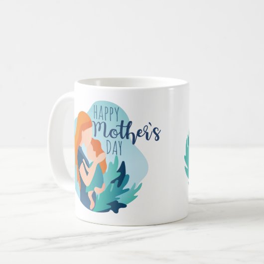 Mama und Geschenke für junge Mütter Kaffeetasse (Vorderseite Links)