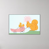 Mama und Glückstag für Kinder Leinwanddruck (Vorderseite)