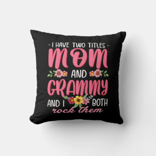 Mama und Grammy Geburtstag Kissen