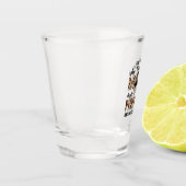Mama und Hauptmütter zum Geburtstag Schnapsglas (Links)
