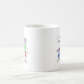 Mama und ich i-Liebe-Mama Kaffeetasse (Mittel)