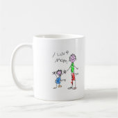 Mama und ich i-Liebe-Mama Kaffeetasse (Links)