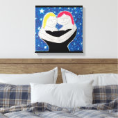 Mama und ich leinwanddruck (Insitu (Schlafzimmer))