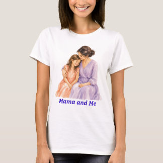 Mama und ich süßes Mutter-Tochter-T-Shirt T-Shirt