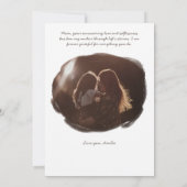 Mama und ich unter den Sternen | Muttertag Karte (Rückseite)