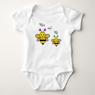 Mama und ich Whimsical Geo Shape Baby Bodysuit Baby Strampler