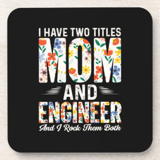 Mama und Ingenieur I rock sie Getränkeuntersetzer