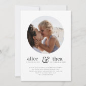 Mama und Kind - Foto Gemeinsamer Geburtstag Einladung (Vorderseite)