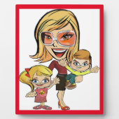 MAMA UND KINDER FOTOPLATTE (Vorderseite)