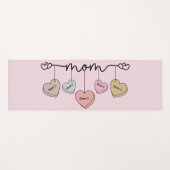 Mama und Kinder nennen Süßes Herz Yogamatte (Vorderseite (Horizontal))