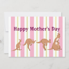 Mama und Kinderpauschale Feiertagskarte