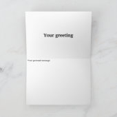 Mama und Kinderrhinokarte Karte (Innenseite)