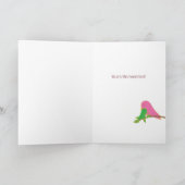 Mama- und Kindervögel Karte (Innenseite)