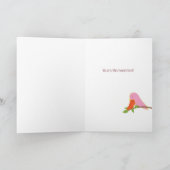Mama- und Kindervögel Karte (Innenseite)