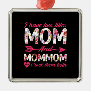 Mama und Mama ich rocken sie Ornament Aus Metall