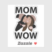 Mama und Mama von Kindern Aufkleber (Blatt)