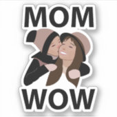 Mama und Mama von Kindern Aufkleber (Vorderseite)