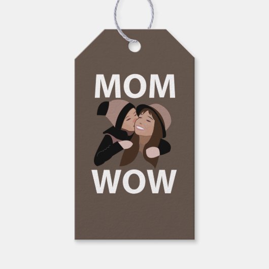Mama und Mama von Kindern Geschenkanhänger (Vorderseite)