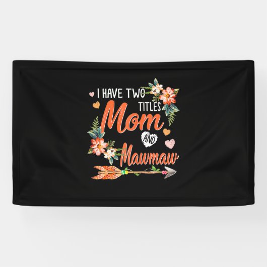 Mama und Mawmaw Geburtstag Banner (Horizontal)