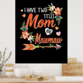 Mama und Mawmaw Geburtstag Poster (Küche)