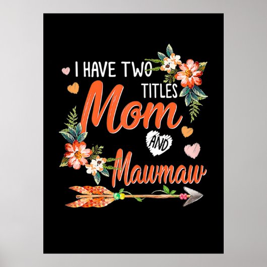 Mama und Mawmaw Geburtstag Poster (Vorne)