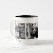Mama und Me Gold Bilderkollektion der Mutter Zweifarbige Tasse (Vorderseite Links)