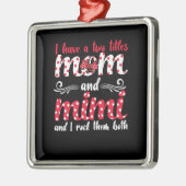 Mama und Mimi Ornament Aus Metall (Links)