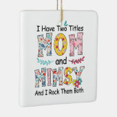 Mama und Mimsy Floral Geburtstag Keramikornament (Rechts)