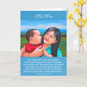 Mama und Muttertagskarte3 Karte (Gelbe Blume)