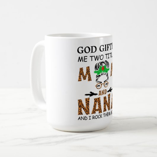 Mama und Nana Kaffeetasse (Vorderseite Links)