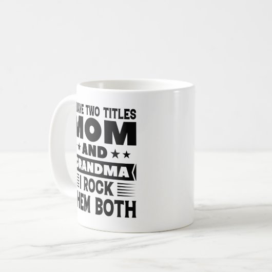 Mama und Oma Kaffeetasse (Vorderseite Links)