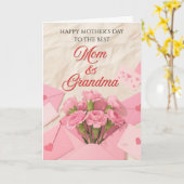 Mama und Oma Muttertagsblumen Karte (Gelbe Blume)